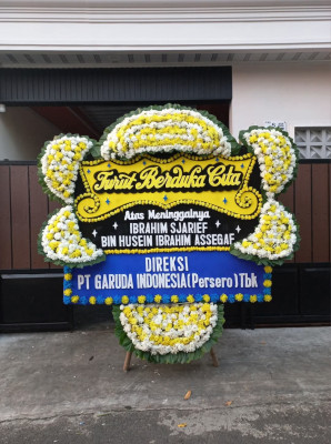 Papan Bunga Duka di Lepo Lepo